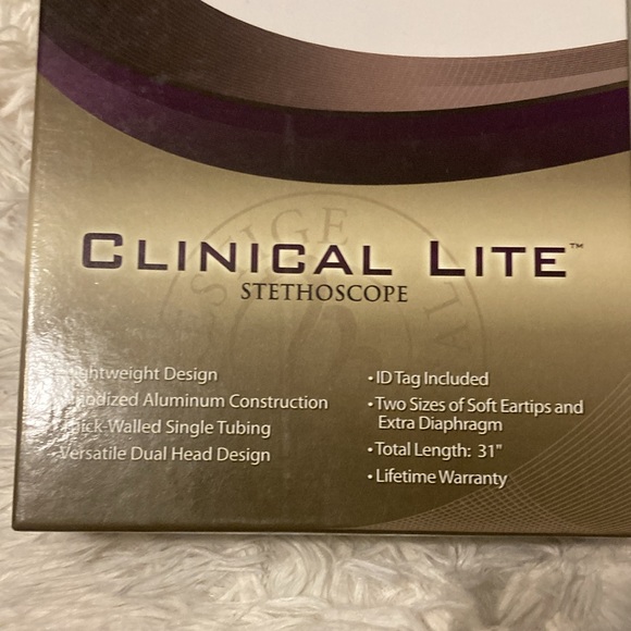 Prestige Medical Clinical Lite Stethoscope Model #121 Color Black Brand New NWT - Picture 3 of 11